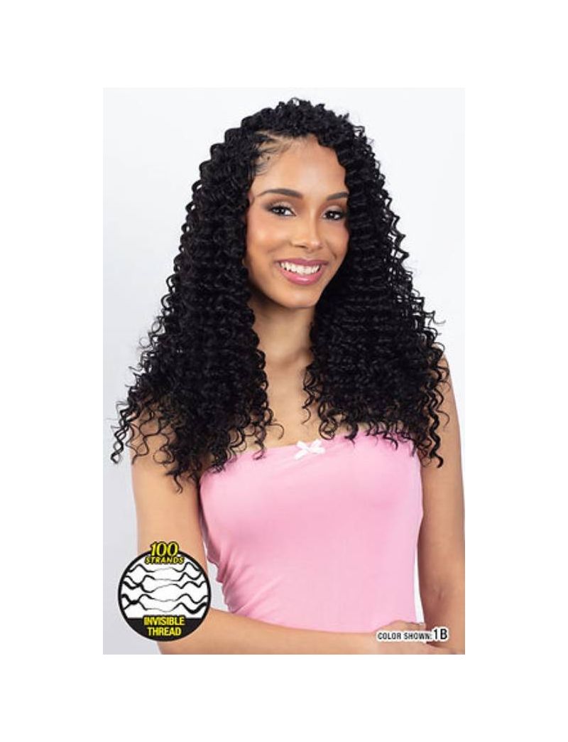 Deep Curl crochet braid, mayde beauty feather crochet braid, bloom bundle braid, deep curl mayde beauty, boho braid style crochet hair, thecocobeauty, Deep, Curl, 18, Bloom, Bundle, Feather, Crochet, Braid, Mayde, Beauty,