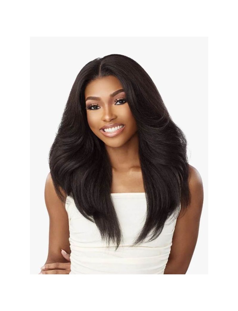 Kinky blow out lace wig, Kinky edges 13X6 HD lace hair, Sensationnel blow out hair, Kinky wavy hair, Blow out lace front wig, TheCocoBeauty, Kinky, Layered, Blow, Out, 22, Kinky, Edges, 13X6, HD, Lace, Front, Wig, Sensationnel,