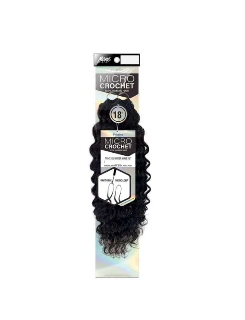 Water wave crochet braid, Water wave micro braid, Crochet human hair braid, Mane concept micro crochet, Water wave 18 mane concept, TheCocoBeauty, Water, Wave, 18, Human, Hair, Micro, Crochet, Braid, Mane, Concept,