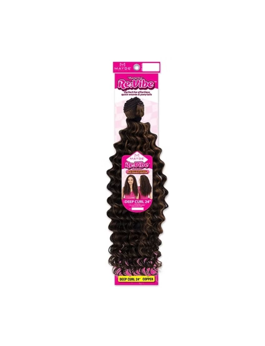 Deep Curl 24 ReVibe Mastermix Hair Bundle Mayde Beauty