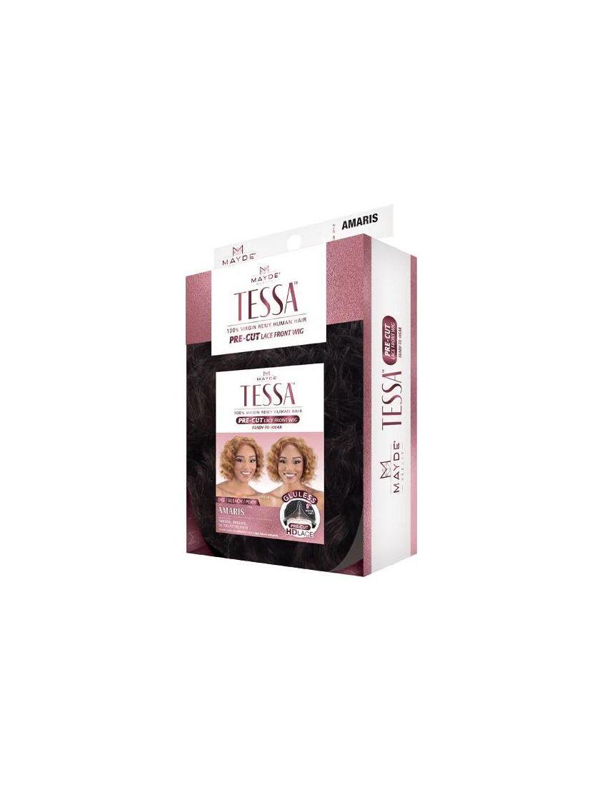 Amaris Tessa Pre Cut Virgin Human Hair Lace Front Wig Mayde Beauty