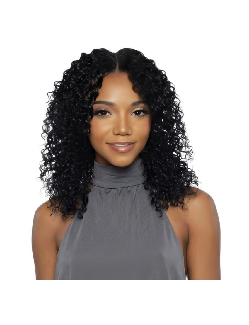 Water Wave 12 Feather Micro Human Hair Crochet Braid Mane Concept