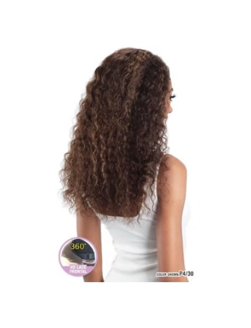 Deep Curl 22 True Veil 13X5 100 Human Hair 360 HD Lace Frontal Wig Mayde Beauty