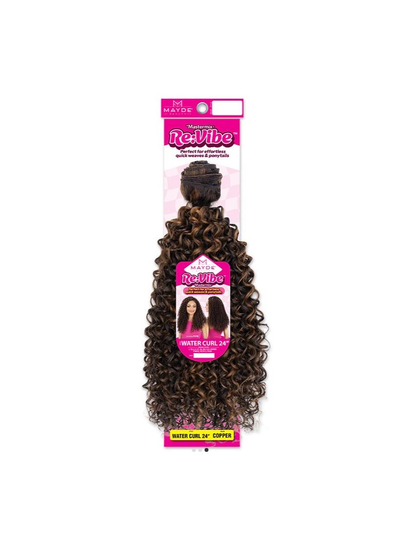 Water Curl 24 ReVibe Mastermix Hair Bundle Mayde Beauty