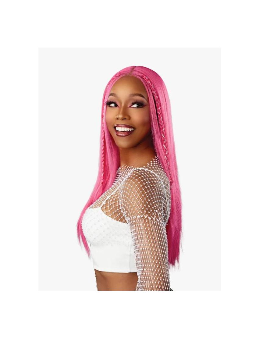 Diamond Gal Shear Muse Festi Gal Y Part Glueless HD Lace Front Wig Sensationnel