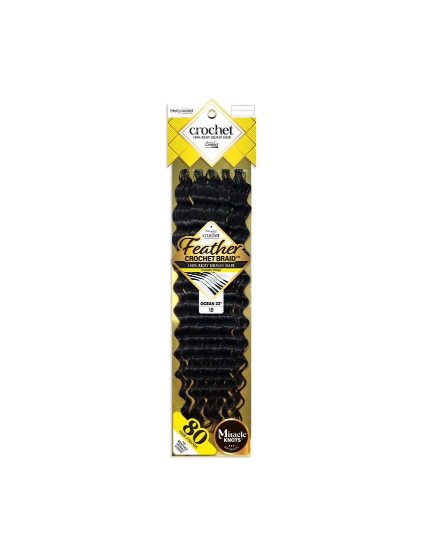 Ocean 100 Human Hair Feather Crochet Braid Zury Hollywood