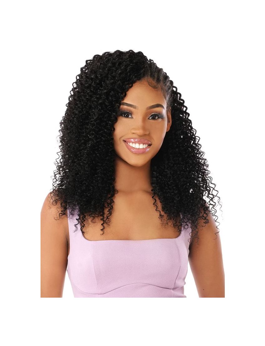 Jerry Curl Soprano Virgin Remy Human Hair Feather Line Crochet Beauty Elements
