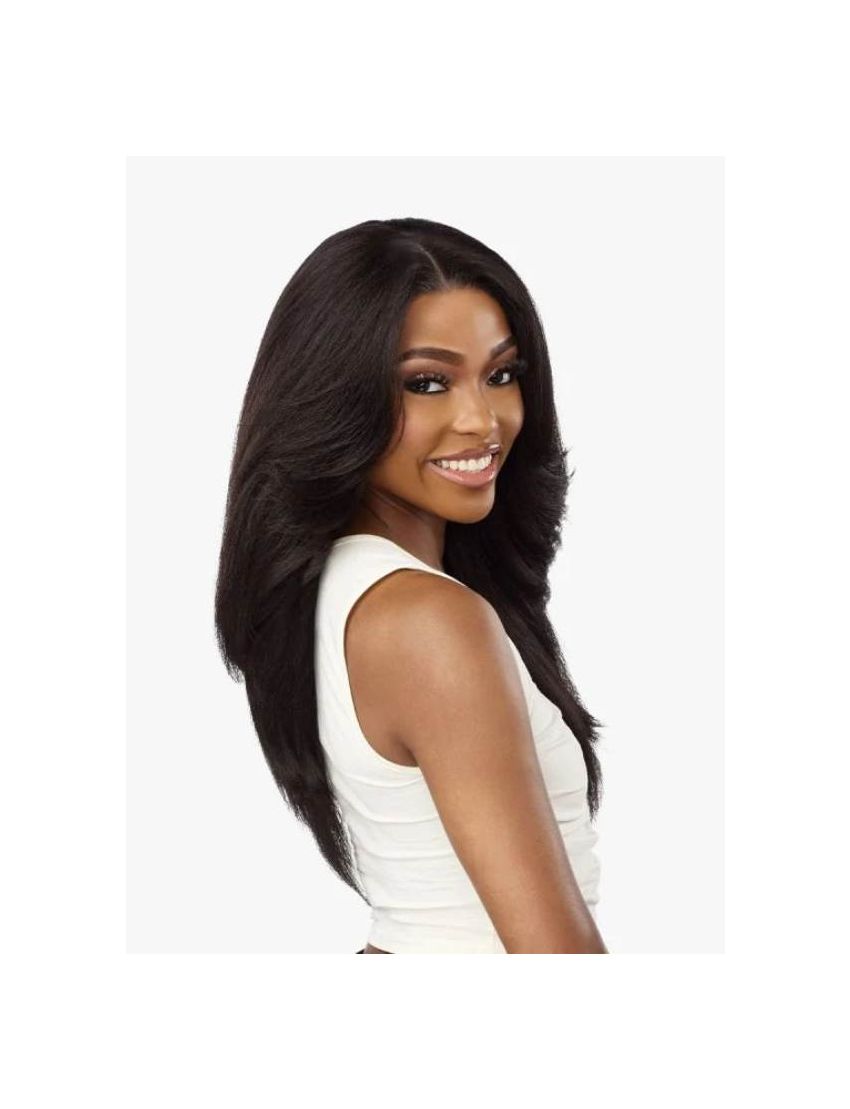 Kinky Layered Blow Out 22 Kinky Edges 13X6 HD Lace Front Wig Sensationnel