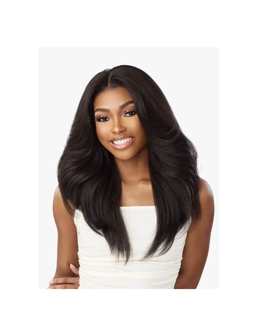 Kinky Layered Blow Out 22 Kinky Edges 13X6 HD Lace Front Wig Sensationnel