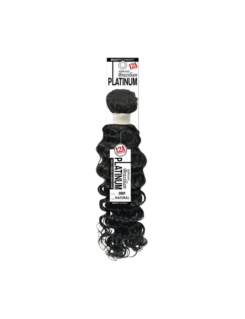 Soprano 12A Deep Brazilian Remi Human Hair Bundle Beauty Elements