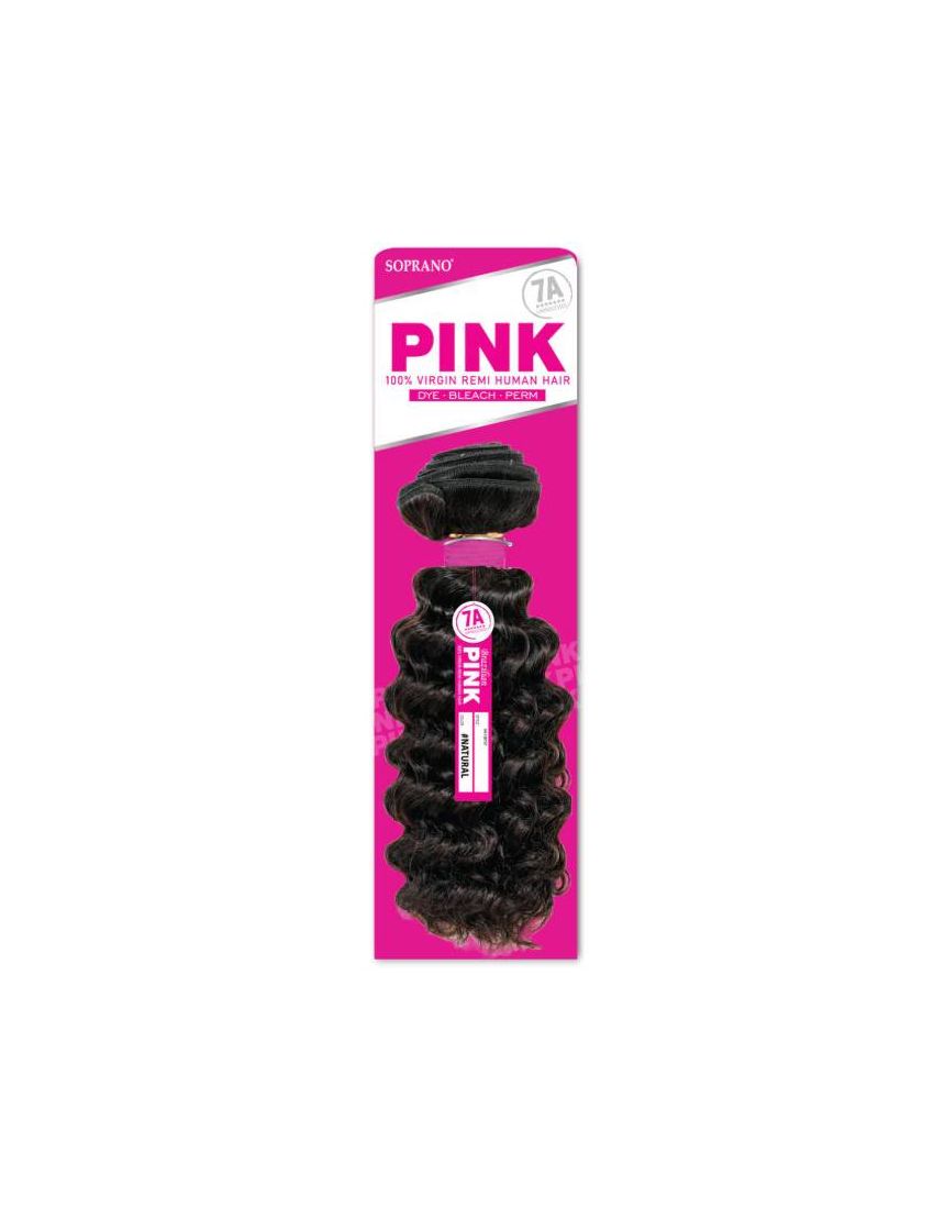 Soprano 7A Pink Deep Virgin Human Hair Bundle Beauty Elements