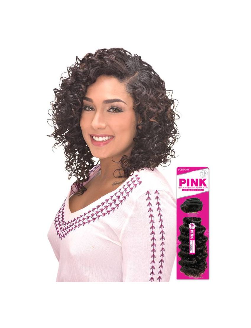 Soprano 7A Pink Deep Virgin Human Hair Bundle Beauty Elements