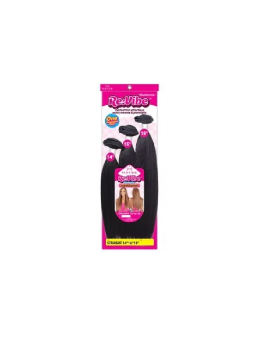 Straight ReVibe Mastermix Hair Bundle Mayde Beauty