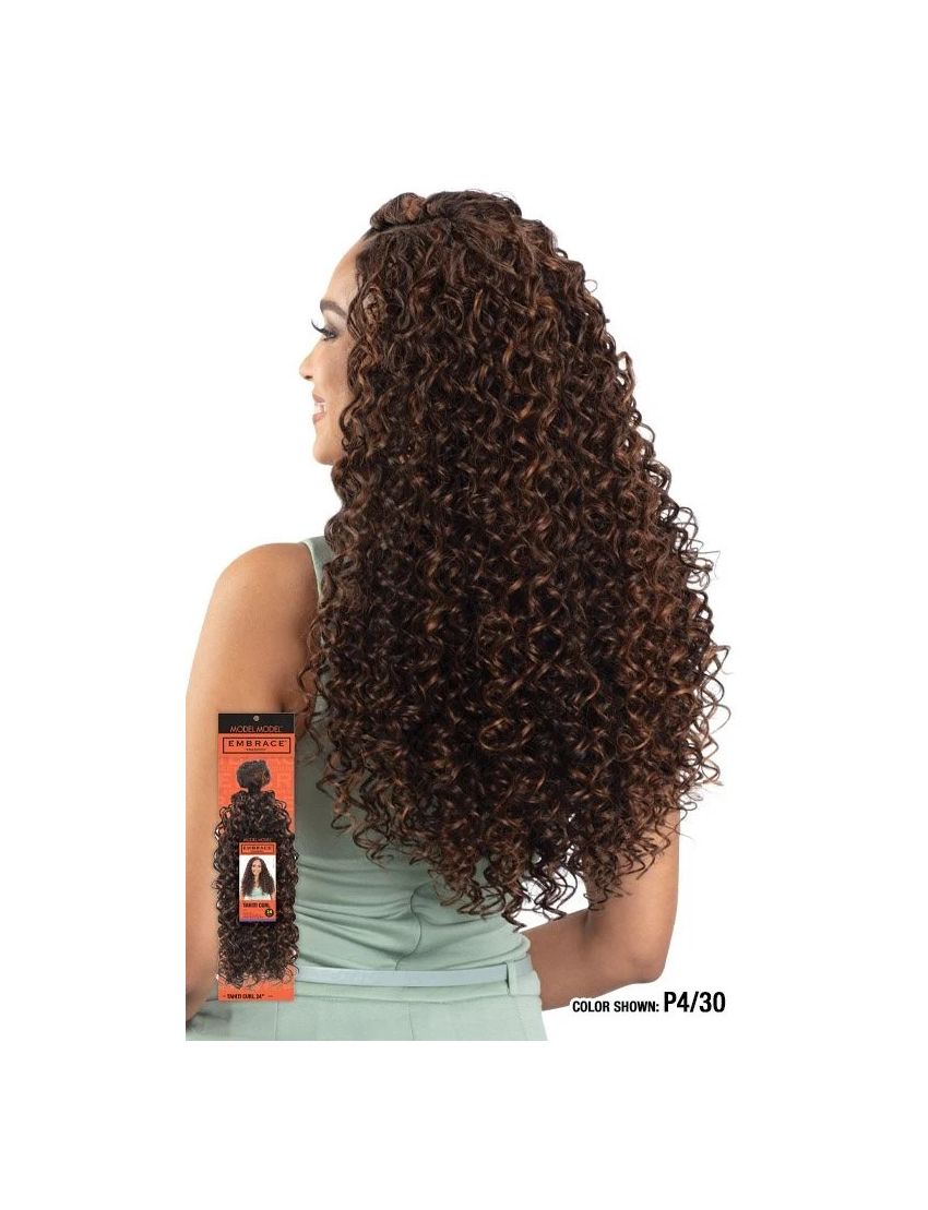 Tahiti Curl 24 Embrace MasterMix Hair Weave Model Model