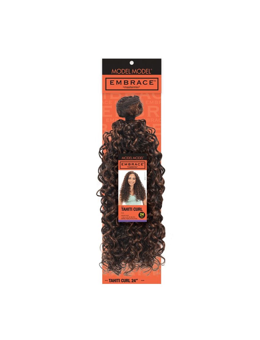 Tahiti Curl 24 Embrace MasterMix Hair Weave Model Model