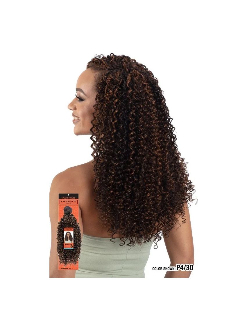 Water Curl 14 Embrace MasterMix Hair Weave Model Model