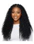 Water Wave 18 Mega Brazilian Human Hair Blend Feather Micro Crochet Mane Concept